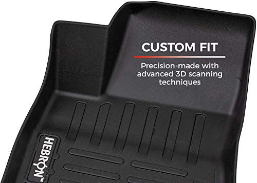 Hebron - Tesla Model 3 (2017-2020) Floor Mats, All Weather TPE Rubber Floor Liner