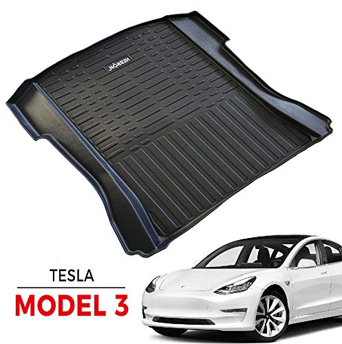 Hebron - Tesla Model 3 (2017-2020) Trunk Mats, All Weather TPE Rubber Trunk Floor Liner