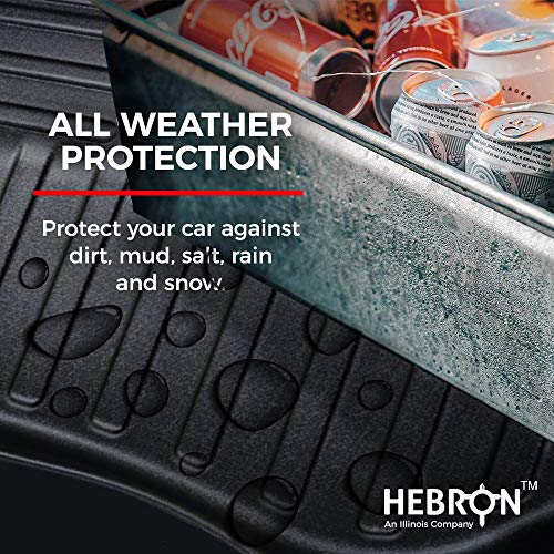 Hebron - Tesla Model 3 (2017-2020) Frunk Mats, All Weather TPE Rubber Front Trunk Floor Liner